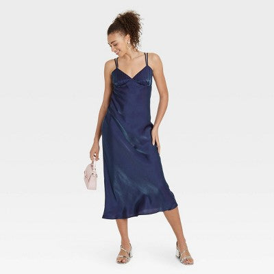 New - Women's Iridescent Maxi Slip Dress - Wild Fable Wild FableBullseye Deals