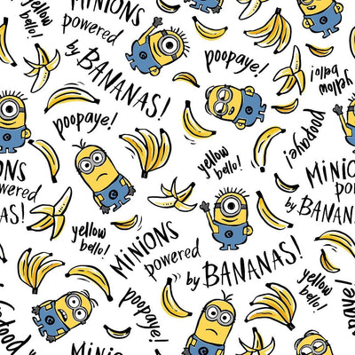 New - Minions Powered by Bananas Kids' Peel and Stick Wallpaper