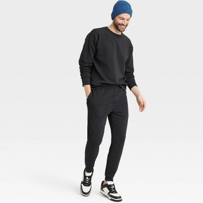 New - All In Motion Men's Pullover Waffle Knit Sweatshirt Athletic Fit Heavyweight All In MotionBullseye Deals