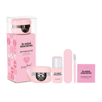 New - Le Mini Macaron Mini Gel Nail Polish Kit - Fairy Floss - 5ct Le Mini Macaron