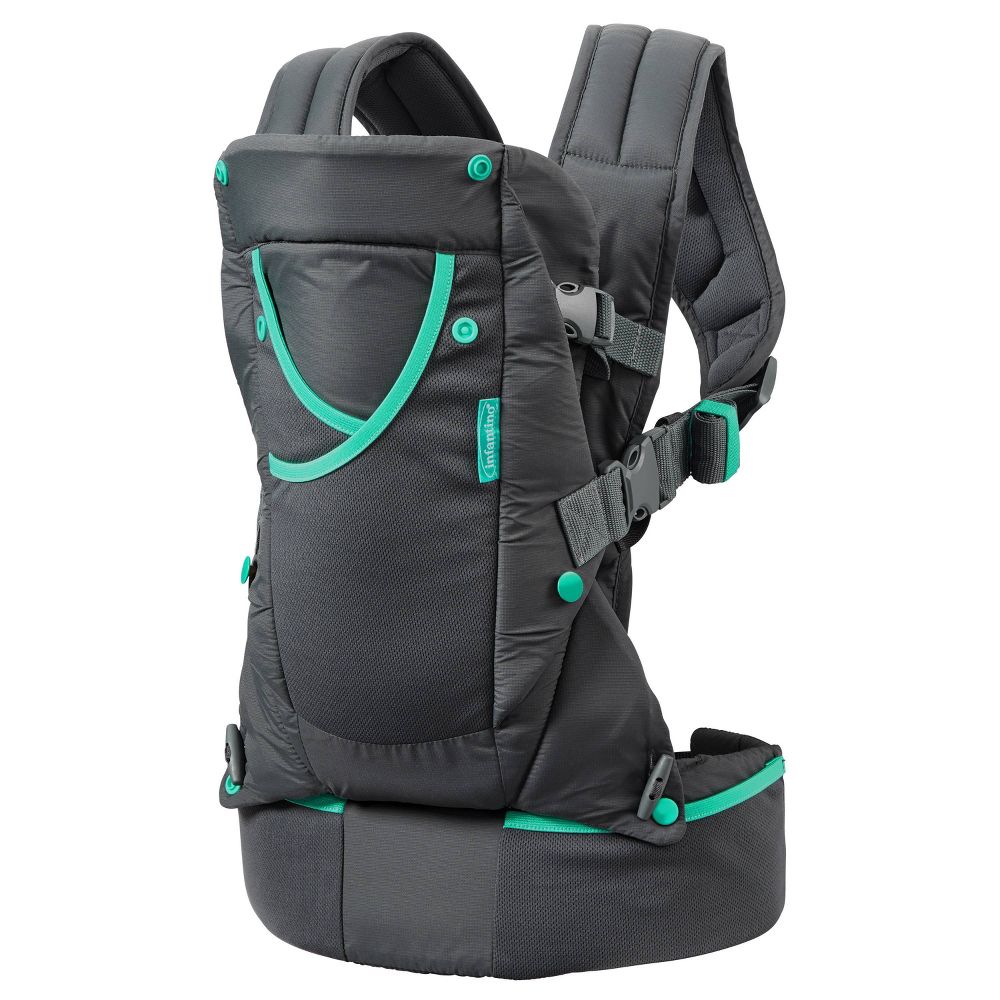 New - Infantino Carry On Active Baby Carrier - Gray