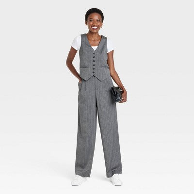 New - A New Day Women's High Rise Regular Fit Pleat-Front Lightweight A New DayBullseye Deals