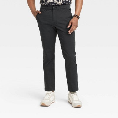 New - Goodfellow & Co Mens Slim Straight Chino Pants Quick Dry Stain Wrinkle Resistant Goodfellow & CoBullseye Deals