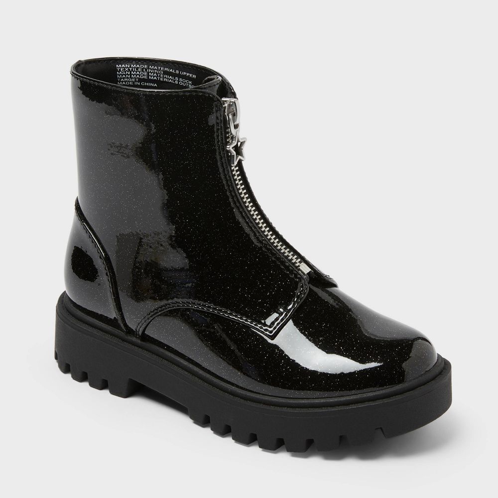 Open Box - Kids' Myra Chelsea Boots - art class™ Black 4
