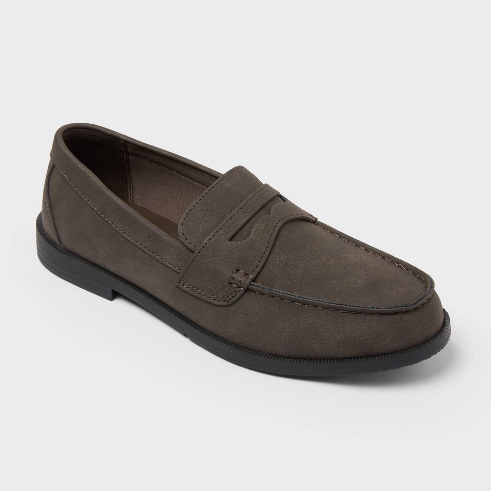 New - Men's Orson Penny Loafer - Goodfellow & Co™ Dark Brown 8