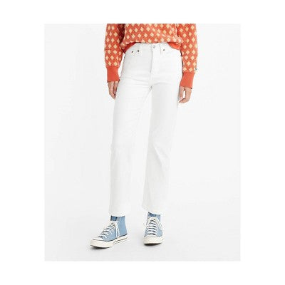 Levi's Women's High Rise Straight Leg Crop Jeans Snug Through Hip And Thigh Levi'sBullseye Deals
