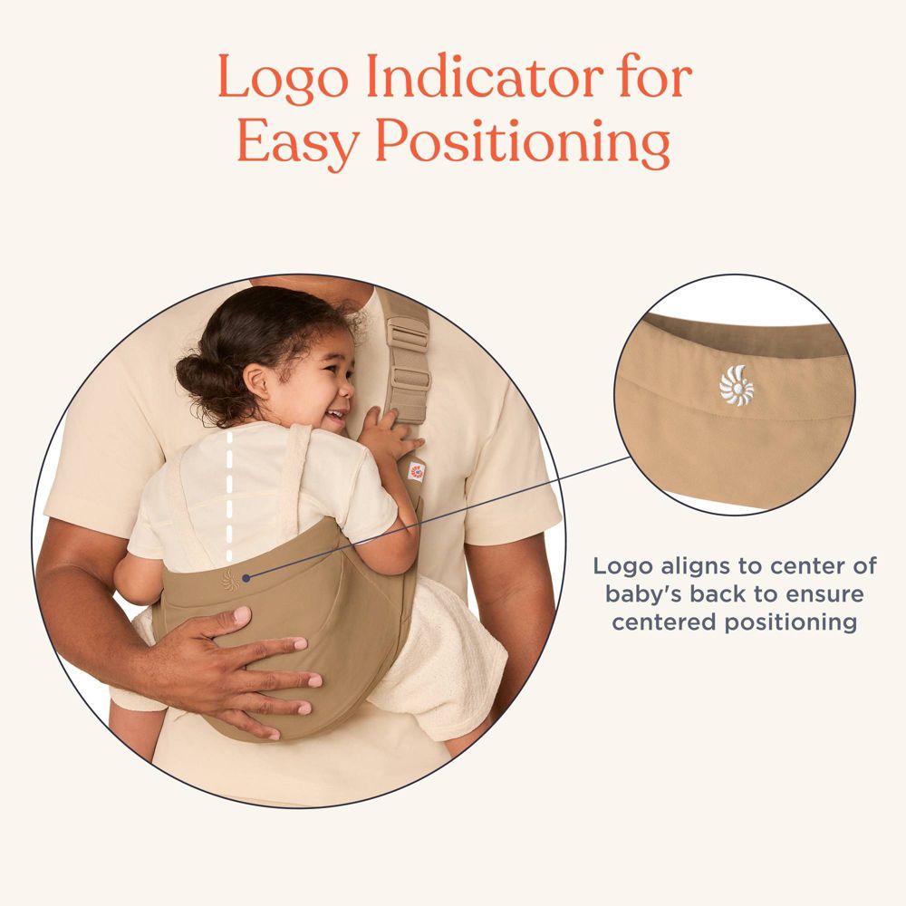 New - Ergobaby Upsie Sling Baby Carrier - Camel