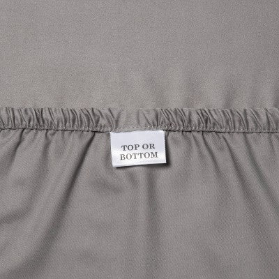Open Box - Threshold 400 Thread Count Cotton Sateen 4-Piece Sheet Set Luxurious ThresholdBullseye Deals