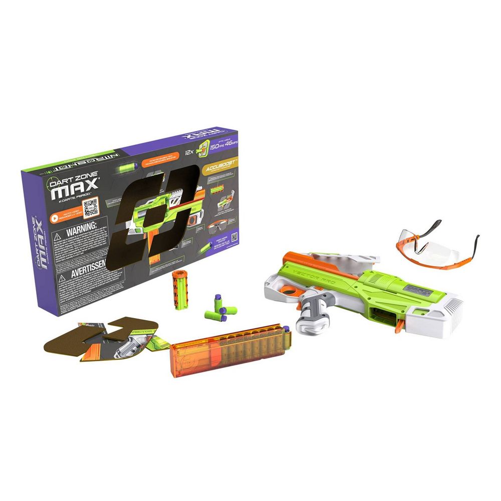 New - Dart Zone Covert Ops Max Vector Pro Toy Blaster