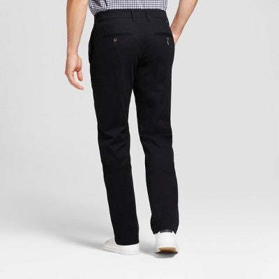 New - Goodfellow & Co Men's Mid Rise Straight Leg Slim Straight Chino Pants Stretch Goodfellow & CoBullseye Deals