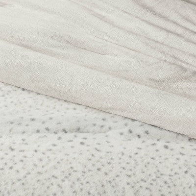New - Threshold Luxe Faux-Fur Comforter & Sham Set Lightweight ThresholdBullseye Deals