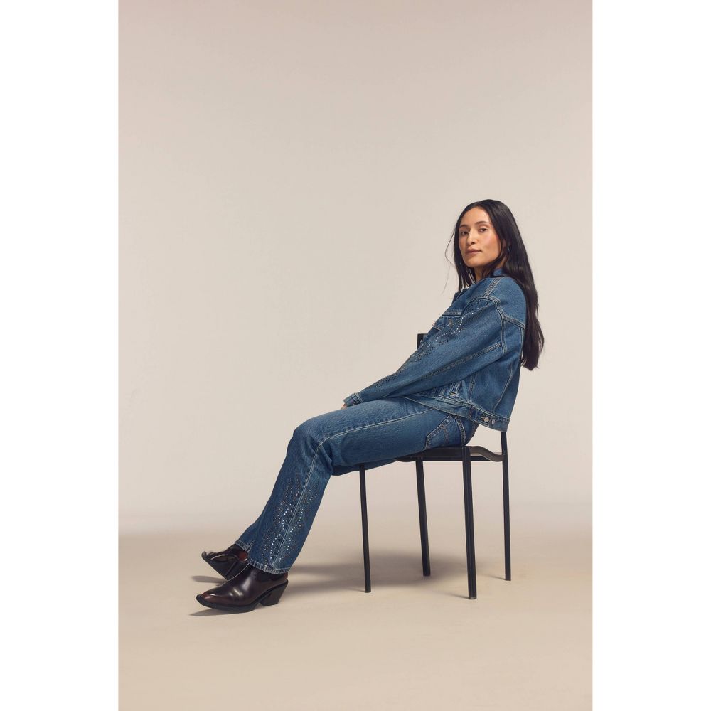 Open Box - Levi's® Women's Shrunken 90's Trucker Jacket - Solargenic S