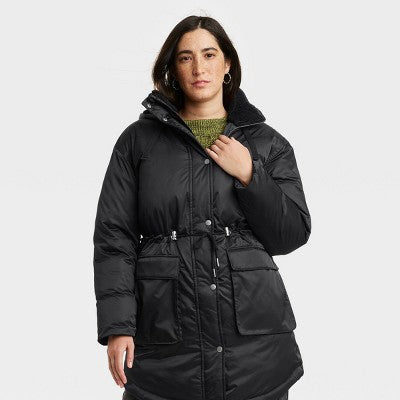 New - Universal Thread Women's Plus Zipper Winter Arctic Parka Jacket Fabric Universal ThreadBullseye Deals