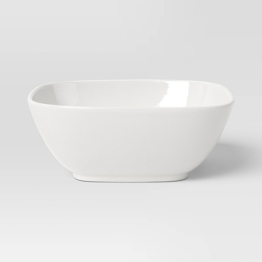 Open Box - 12pc New Poreclain Square Coupe Dinnerware Set - Threshold™