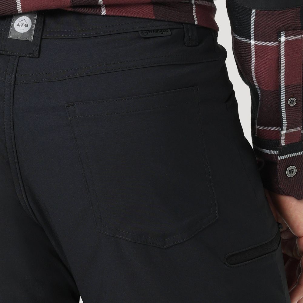 New - Wrangler Men's Straight Fit Full Performance Pants UPF 50 Moisture Wicking WranglerBullseye Deals