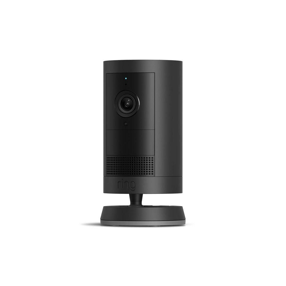 New - Ring Outdoor Cam Plus Battery 2K Video with Low-Light Vision and Flexible Mounting - Black