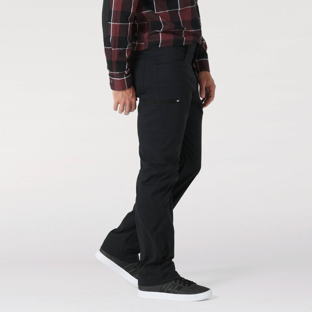 New - Wrangler Men's Straight Fit Full Performance Pants UPF 50 Moisture Wicking WranglerBullseye Deals