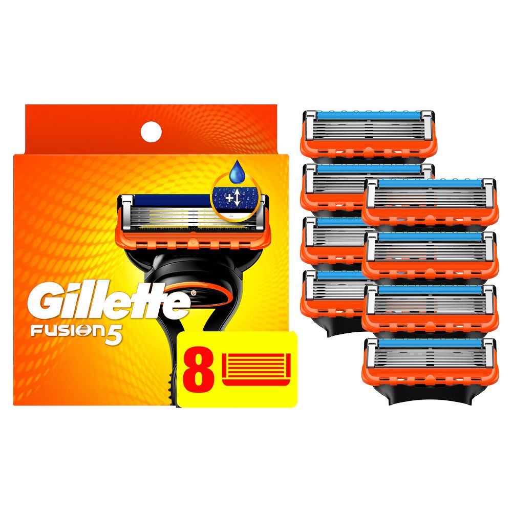 New - Gillette Fusion 5 Men's Razor Blade Refills - 8ct