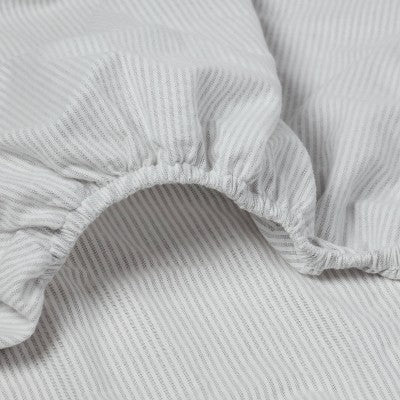 New - Threshold Flannel 4-Piece Sheet Set Cozy Soft OEKO-TEX All-Round Elastic ThresholdBullseye Deals