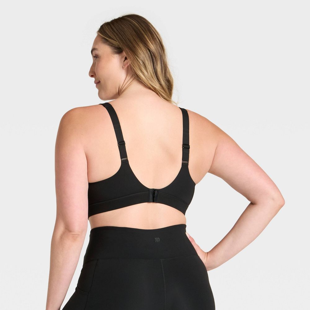 New - Women's High Support Sports Bra - All In Motion™ Black XXL
