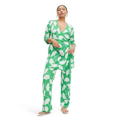 New - Diane von Furstenberg Womens Plus Standard Fit Full Flare Pants Diane von Furstenberg for TargetBullseye Deals