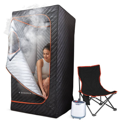 New - Sharper Image Steam Sauna Portable Body Massager