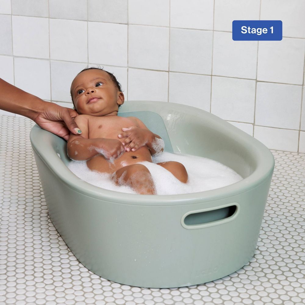 New - Lalo 3-in-1 Bath Tub - Sage