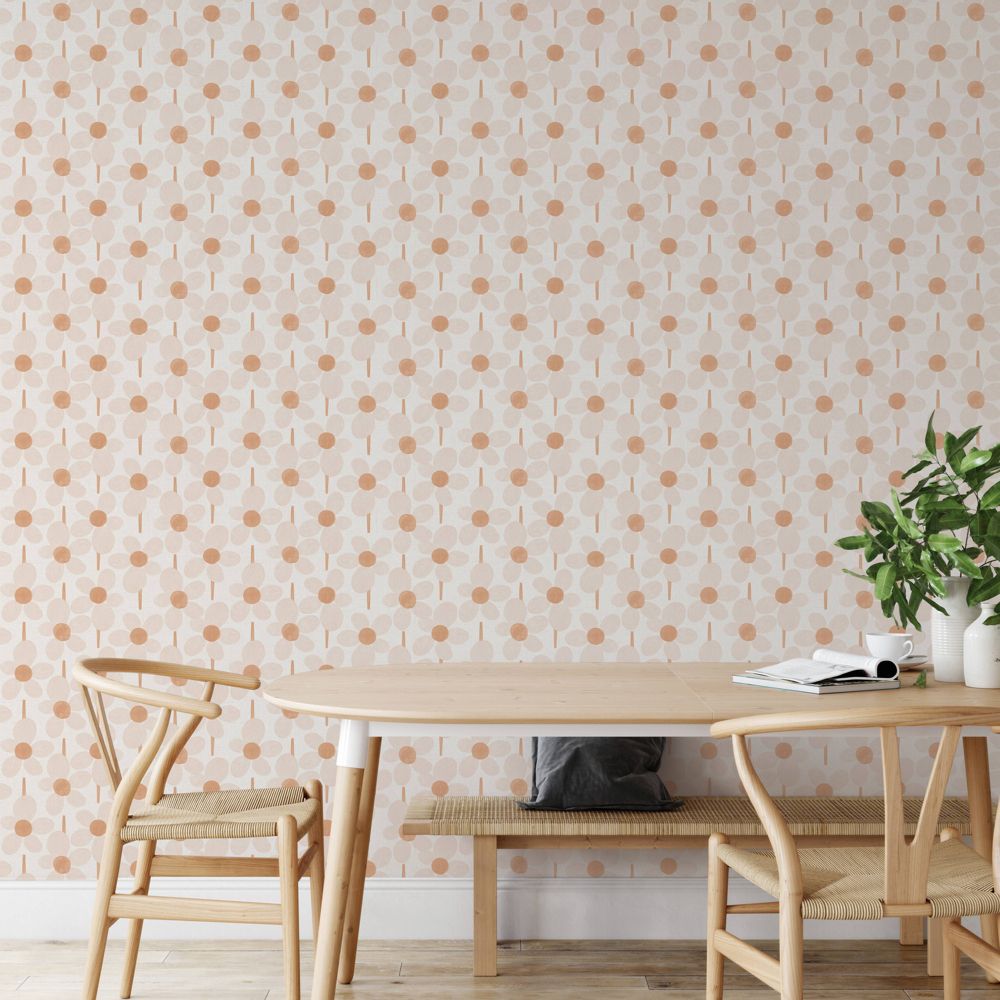 New - Tempaper & Co. 28 sq ft Flower Power Peel and Stick Wallpaper by Novogratz