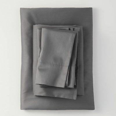 New - Casaluna 300 Thread Count Cotton Blend Satin 4PC Sheet Set Cooling Feel CasalunaBullseye Deals