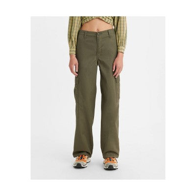 Open Box - Levi's Women's High Rise Wide Leg Relaxed Cargo Pants Loose Levi'sBullseye Deals