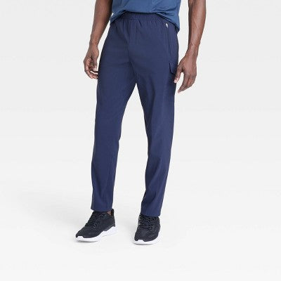 New - All In Motion Men's DWR Water Resistant Cargo Pants Midweight Loose Fit All in MotionBullseye Deals