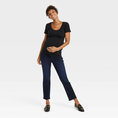 New - Over Belly Ankle Bootcut Maternity Pants - Isabel Maternity by Ingrid & Isabel Isabel Maternity by Ingrid & IsabelBullseye Deals