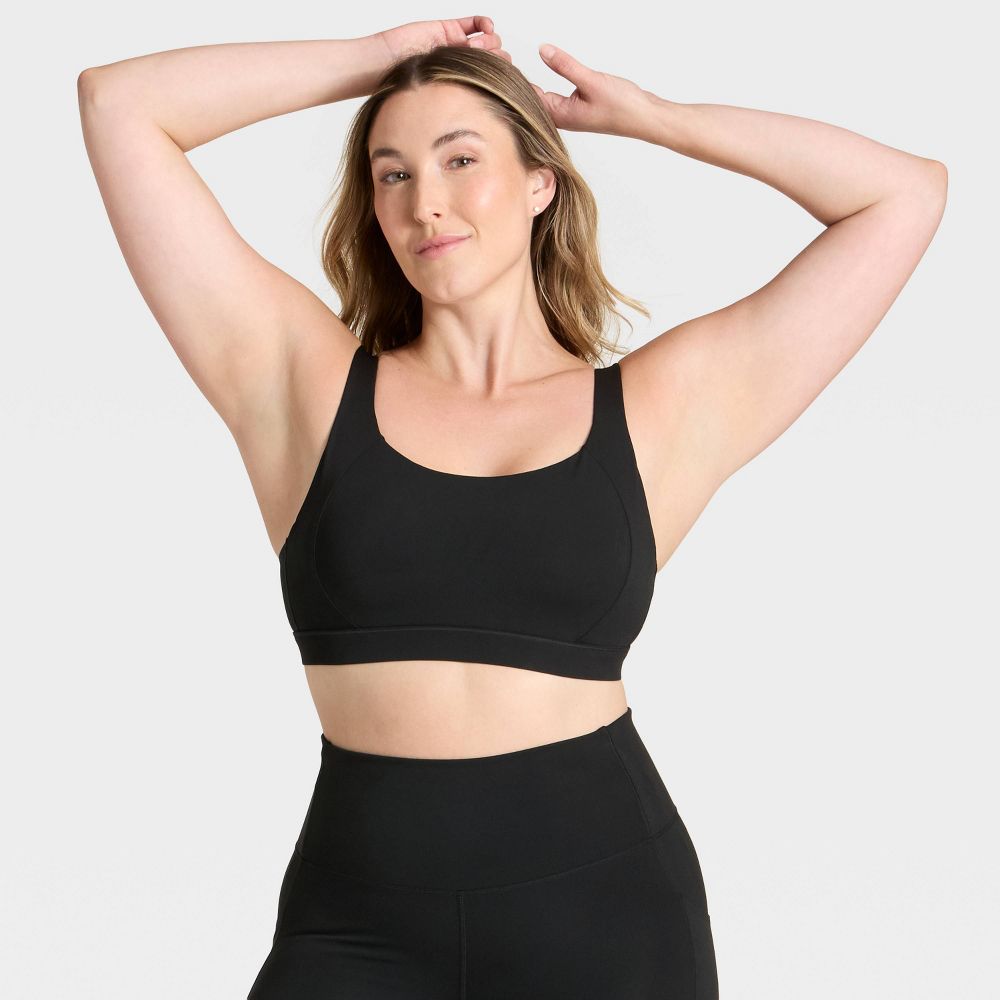 New - Women's High Support Sports Bra - All In Motion™ Black XXL