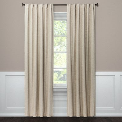 New - Blackout Aruba Window Curtain Panel - Threshold ThresholdBullseye Deals