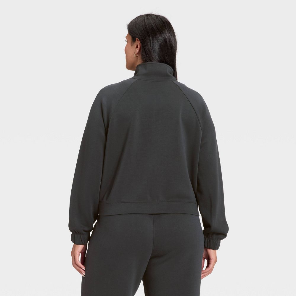 Open Box - Women's Airy Sleek Full Zip Jacket - All In Motion™ Black XXL