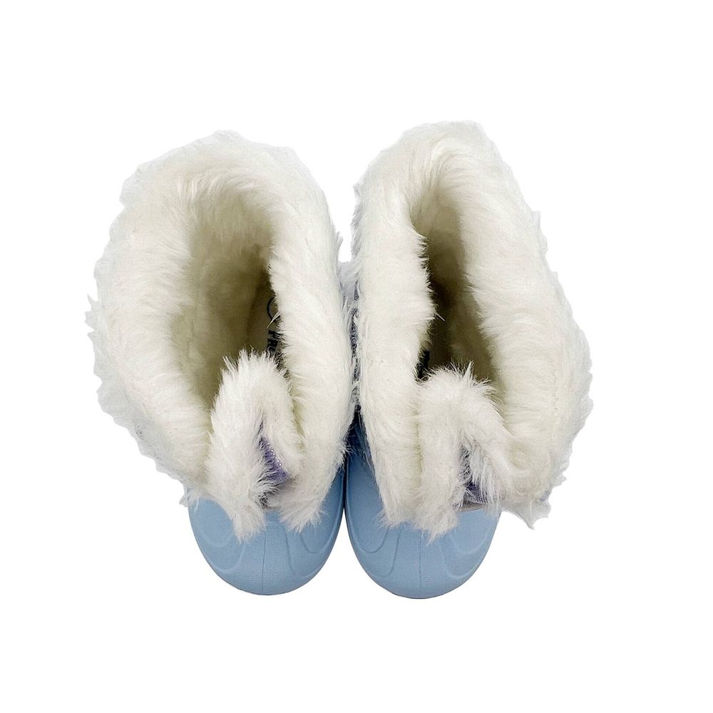 Open Box - Disney Frozen Toddler Lighted Winter Snowboots - Blue 6T