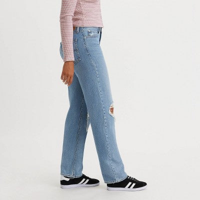 Open Box - Levi's Women's Mid Rise Straight Leg Relaxed Jeans Loose Levi'sBullseye Deals