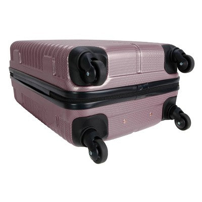 Skyline 3pc Hardside Checked Spinner Luggage Set SkylineBullseye Deals