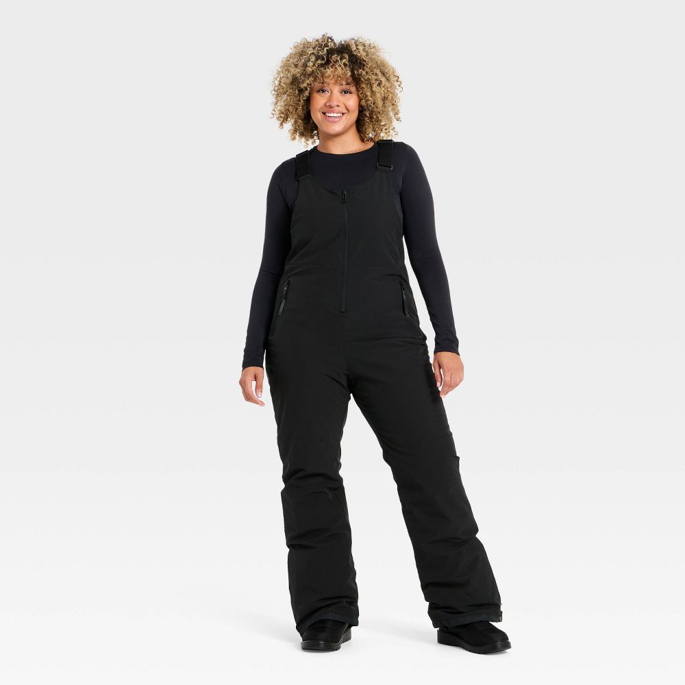 Open Box - Women's Snowsport Waterproof Snow Bib - All In Motion™ Black XS