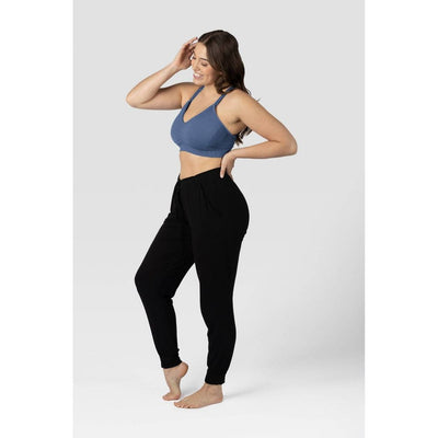 New - kindred by Kindred Bravely Women's Sports Pumping & Nursing Bra - Slate Blue L