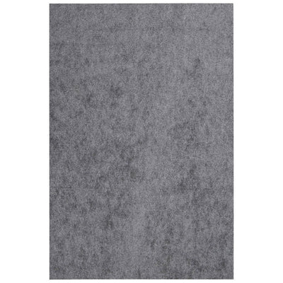 New - Karastan 5'x8' All Purpose Rug Pad Gray: Skid-Resistant Rectangle Carpet Pad, Latex Backing, 96"x60"