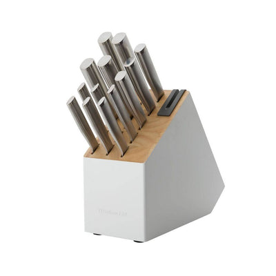 New - KitchenAid Gourmet 14pc Stainless Steel Knife Block Set