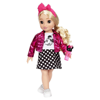 New - Disney ILY 4ever 18" Minnie Doll Pink Jacket Blonde Hair/Brown Eyes