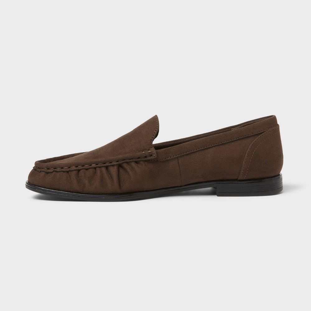 New - Women’s James Rouched Loafers with Memory Foam Insole – A New day™ Brown 5.5