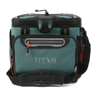 New - Titan by Arctic Zone Deep Freeze 16qt Zipperless Hardbody Cooler - Jungle Hunt
