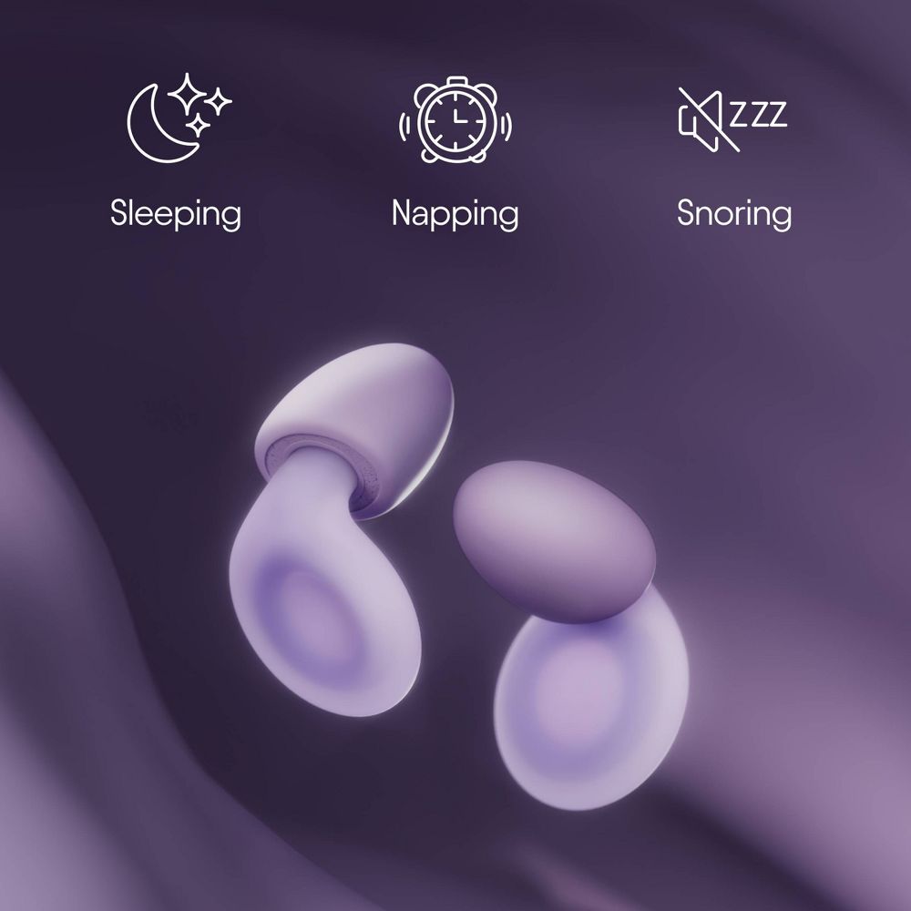 Open Box - Loop Dream™ Earplugs for Deep Sleep, Napping and Snoring - Lilac