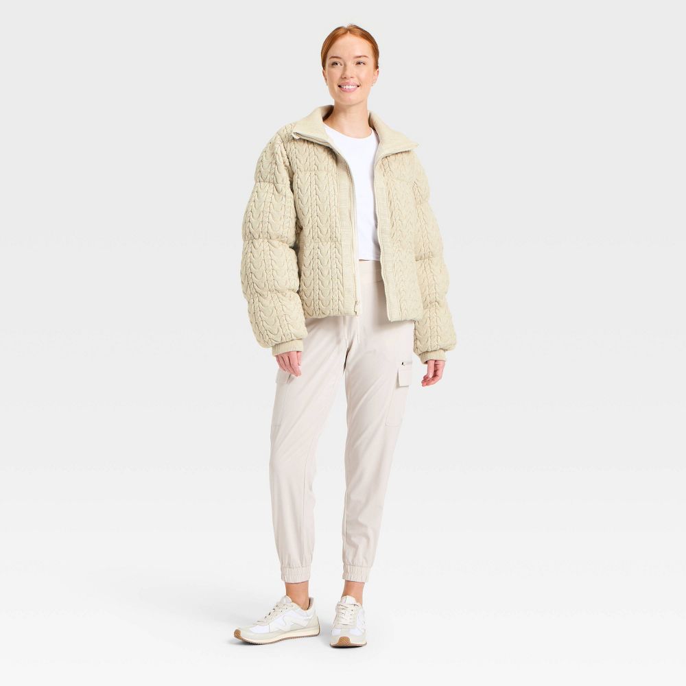 New - Women's Puffer Jacket - All In Motion™ Gray XL