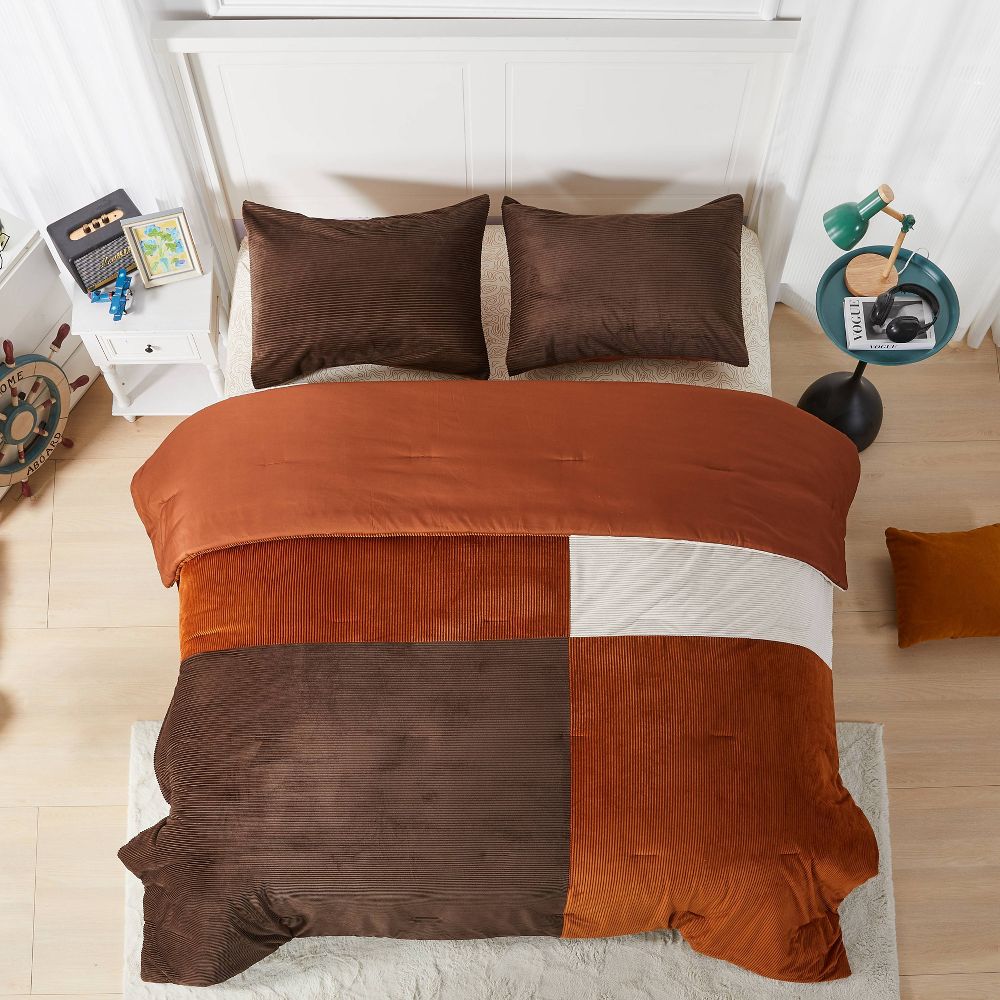 New - Seek Full/Queen Corduroy Comforter
