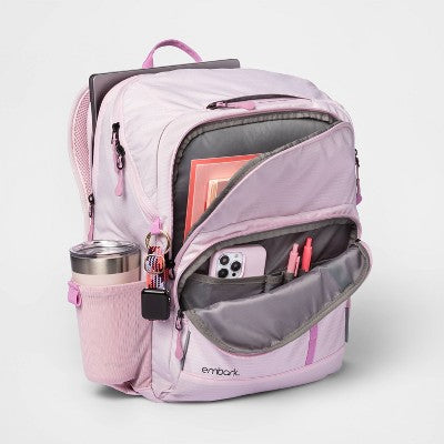 Embark Top-Load School Backpack Laptop Reflective Tape EmbarkBullseye Deals