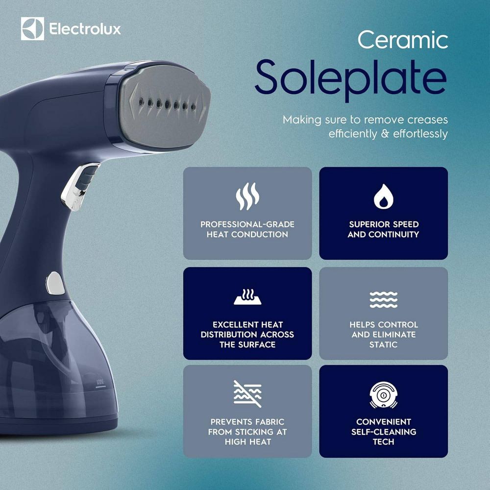 New - Electrolux Handheld Steamer Blue